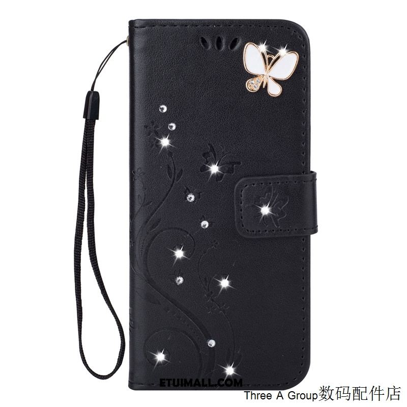 Etui Oppo F5 Youth Gwiazda Silikonowe Purpurowy Karta Rhinestone Futerał Dyskont