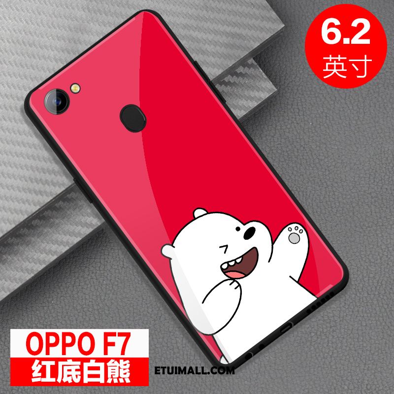 Etui Oppo F7 Ochraniacz Anti-fall Czerwony Telefon Komórkowy Szkło Futerał Sprzedam