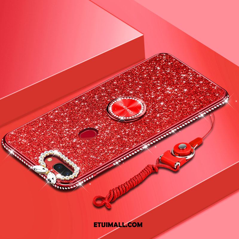 Etui Oppo F9 Starry Anti-fall Wspornik Osobowość Wisząca Szyja Czerwony Obudowa Sprzedam