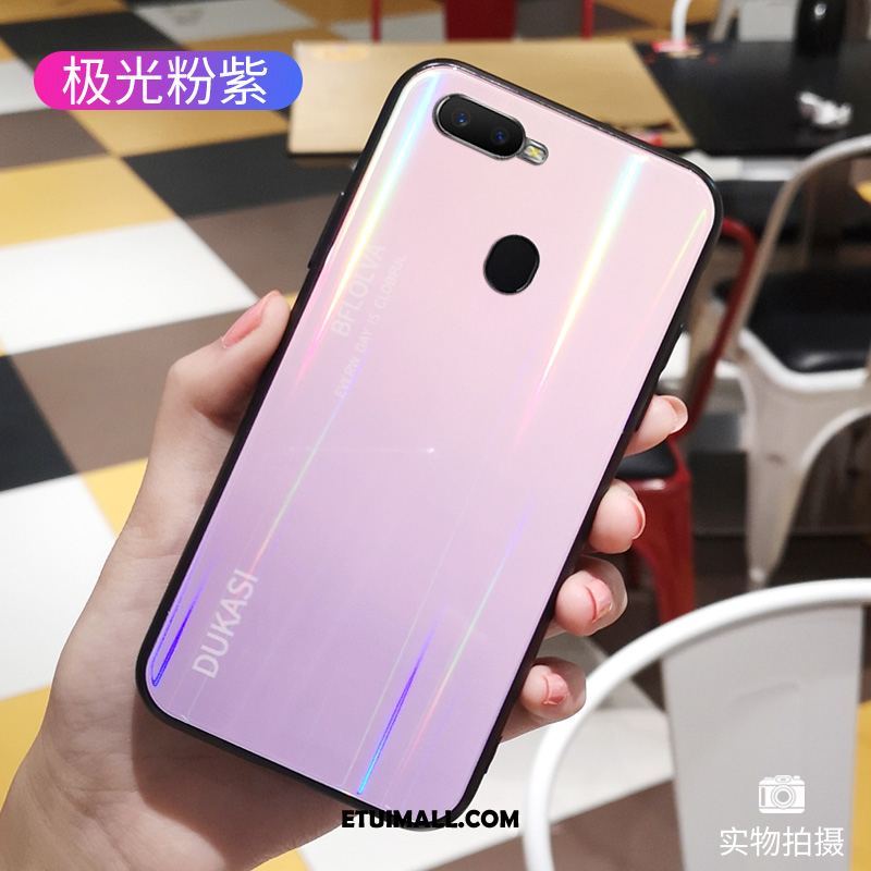 Etui Oppo F9 Starry Silikonowe Miękki Szkło Tendencja Gradient Pokrowce Tanie