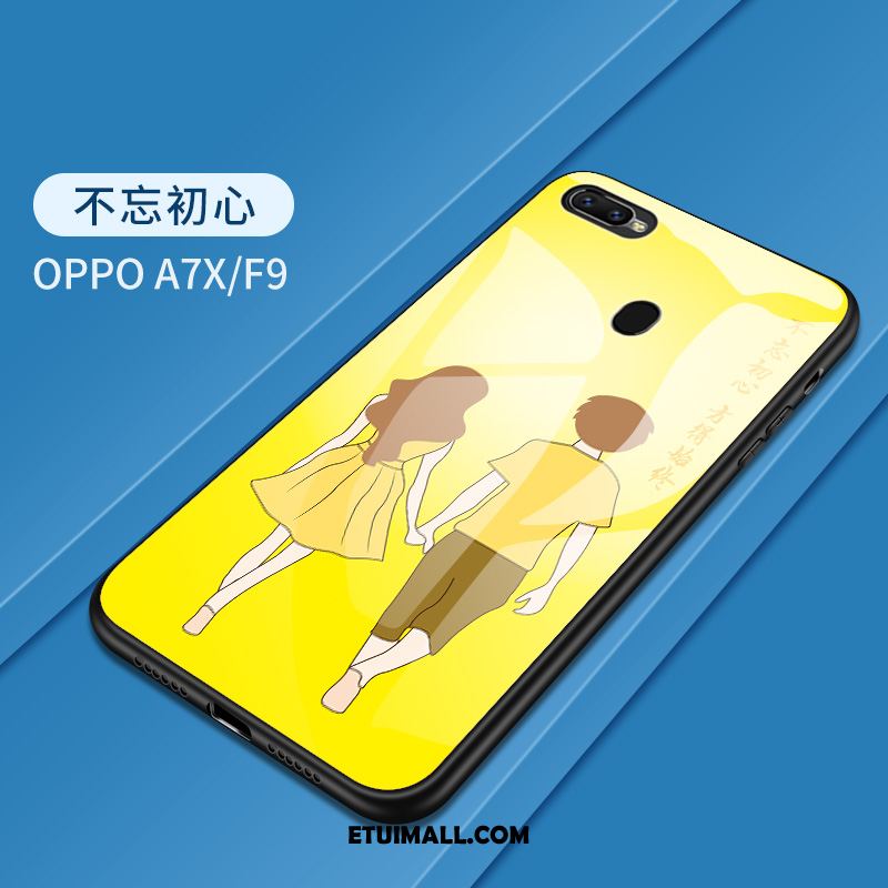 Etui Oppo F9 Tendencja Telefon Komórkowy Kolor Silikonowe Szkło Hartowane Obudowa Sklep