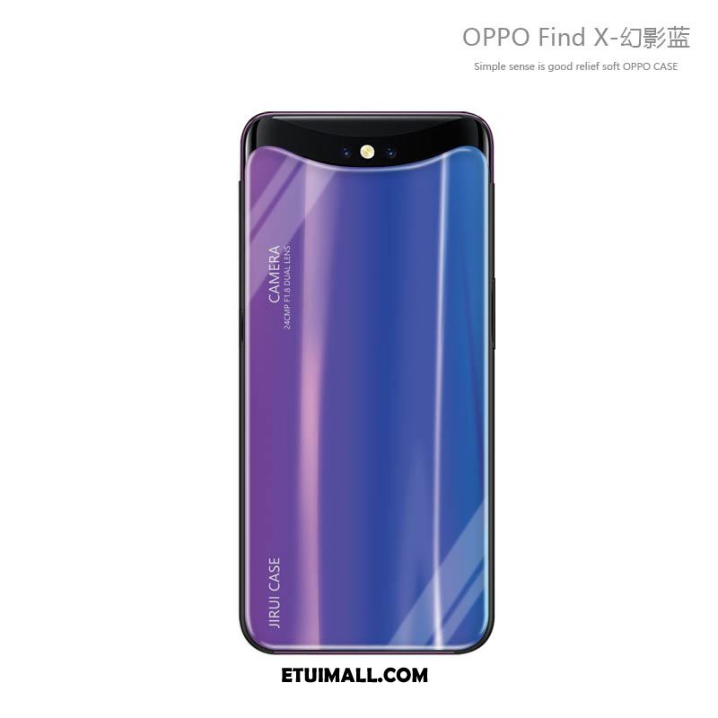 Etui Oppo Find X Modna Marka Anti-fall Silikonowe Miękki Telefon Komórkowy Pokrowce Tanie