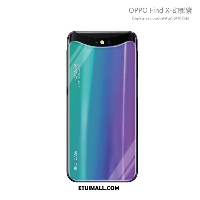 Etui Oppo Find X Modna Marka Anti-fall Silikonowe Miękki Telefon Komórkowy Pokrowce Tanie