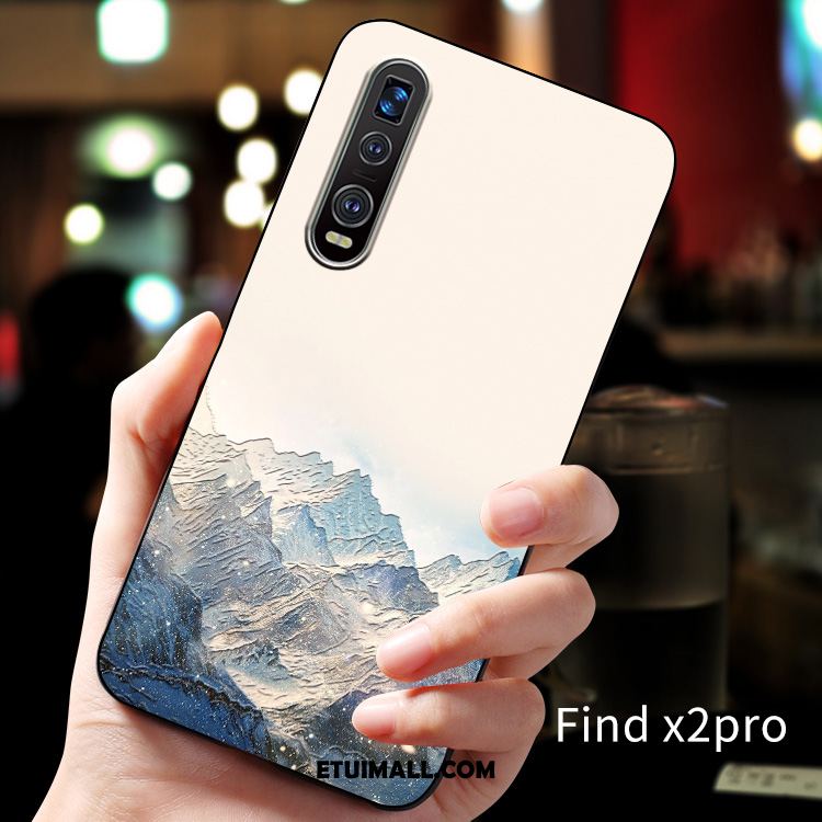 Etui Oppo Find X2 Pro Dostosowane Kreatywne Silikonowe Biały Ochraniacz Pokrowce Sklep