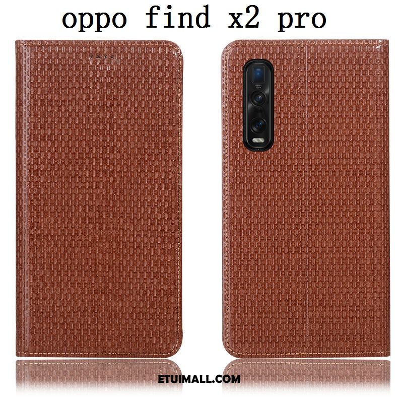 Etui Oppo Find X2 Pro Telefon Komórkowy Wzór Ochraniacz Skórzany Futerał Pokrowce Sklep