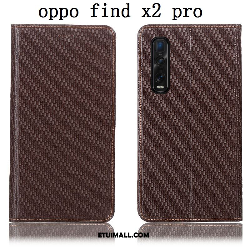 Etui Oppo Find X2 Pro Telefon Komórkowy Wzór Ochraniacz Skórzany Futerał Pokrowce Sklep