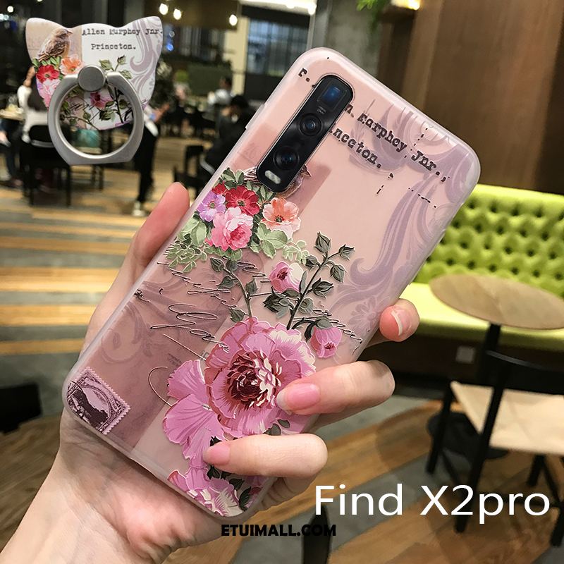 Etui Oppo Find X2 Pro Vintage Anti-fall Silikonowe Wiatr Cienkie Pokrowce Sklep