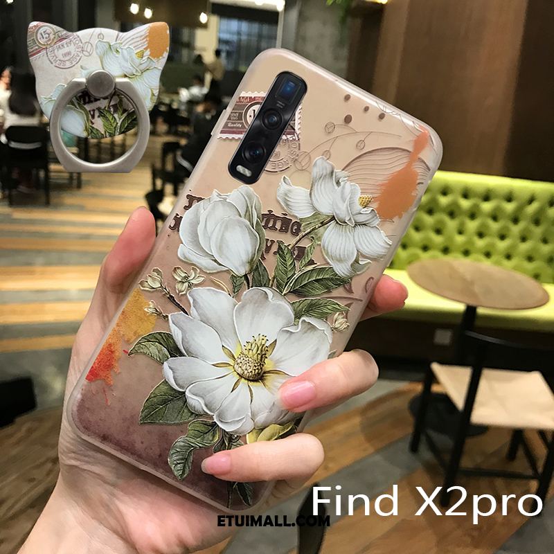 Etui Oppo Find X2 Pro Vintage Anti-fall Silikonowe Wiatr Cienkie Pokrowce Sklep