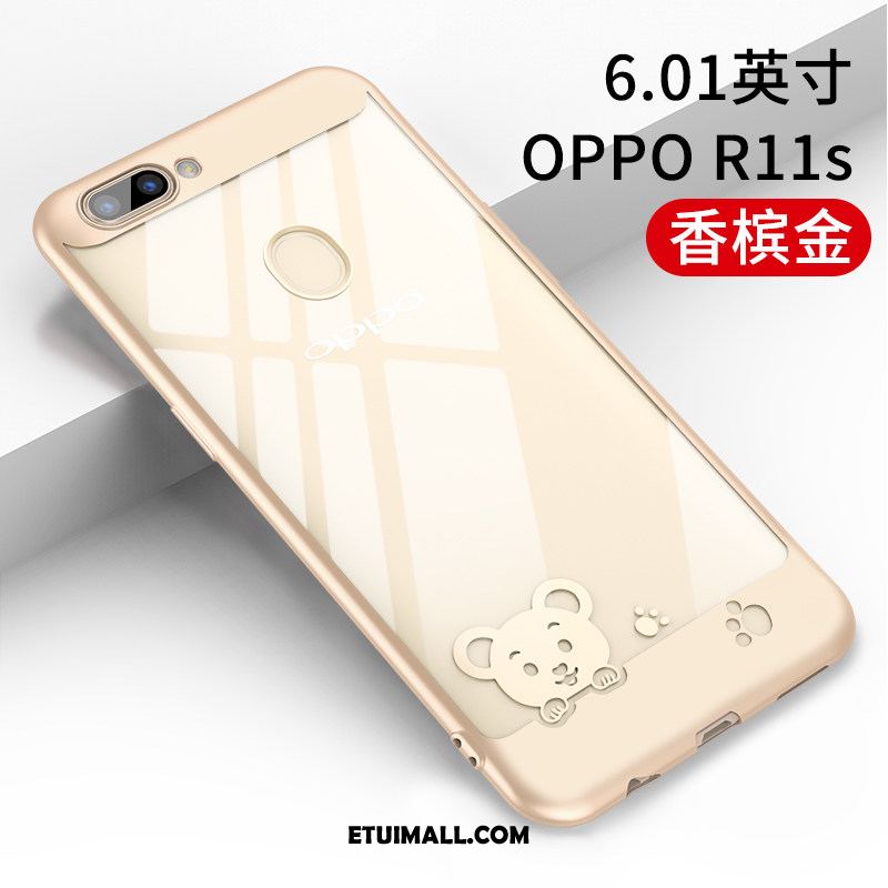 Etui Oppo R11s Cienkie Kreatywne Modna Marka Przezroczysty Telefon Komórkowy Pokrowce Kupię