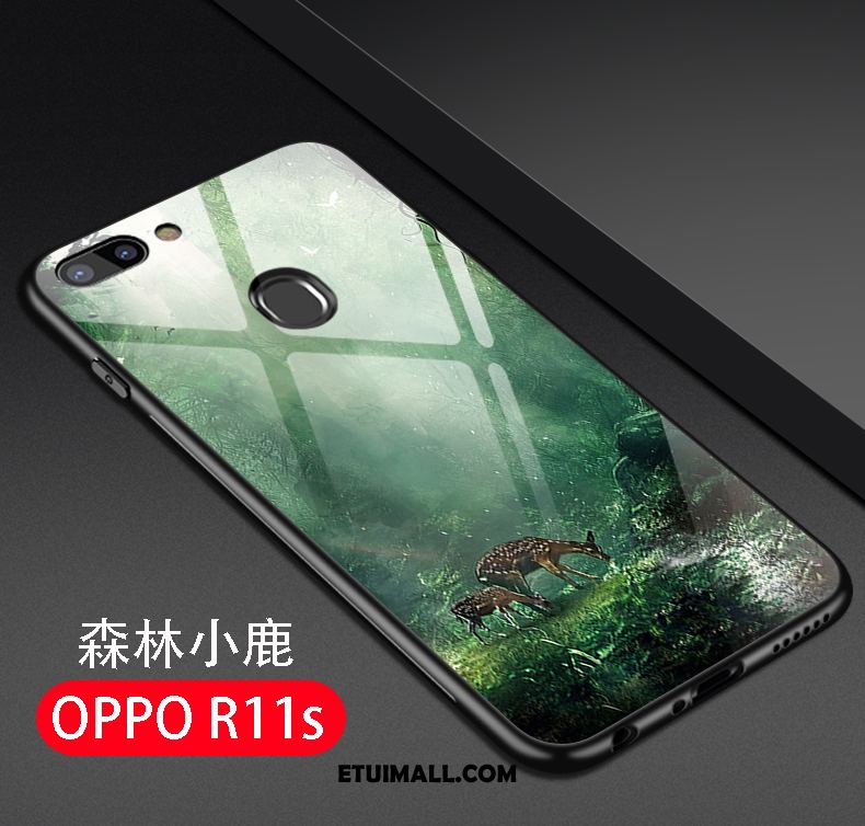 Etui Oppo R11s Kreatywne Szkło Tendencja Osobowość Żółty Obudowa Online