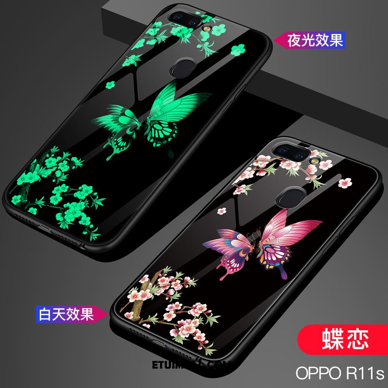 Etui Oppo R11s Szkło Czarny Tendencja Czerwony Netto All Inclusive Pokrowce Sprzedam