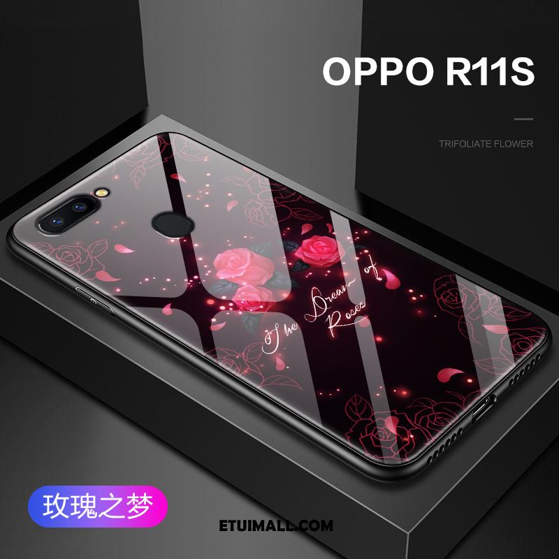 Etui Oppo R11s Telefon Komórkowy Anti-fall Kreatywne Purpurowy Szkło Futerał Oferta