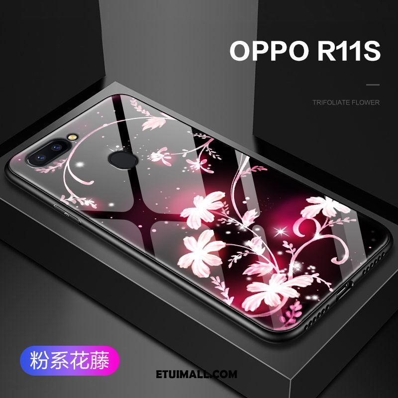 Etui Oppo R11s Telefon Komórkowy Anti-fall Kreatywne Purpurowy Szkło Futerał Oferta