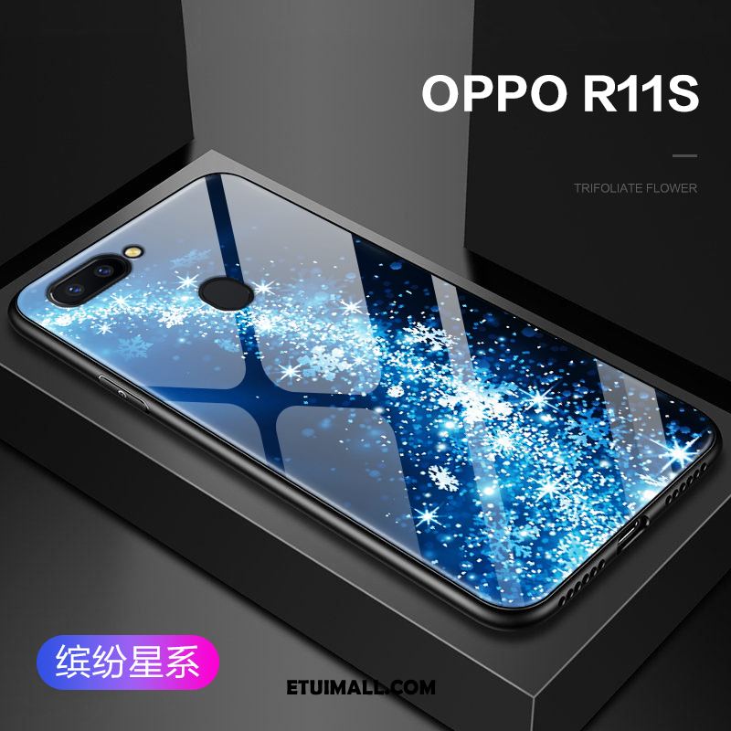 Etui Oppo R11s Telefon Komórkowy Anti-fall Kreatywne Purpurowy Szkło Futerał Oferta