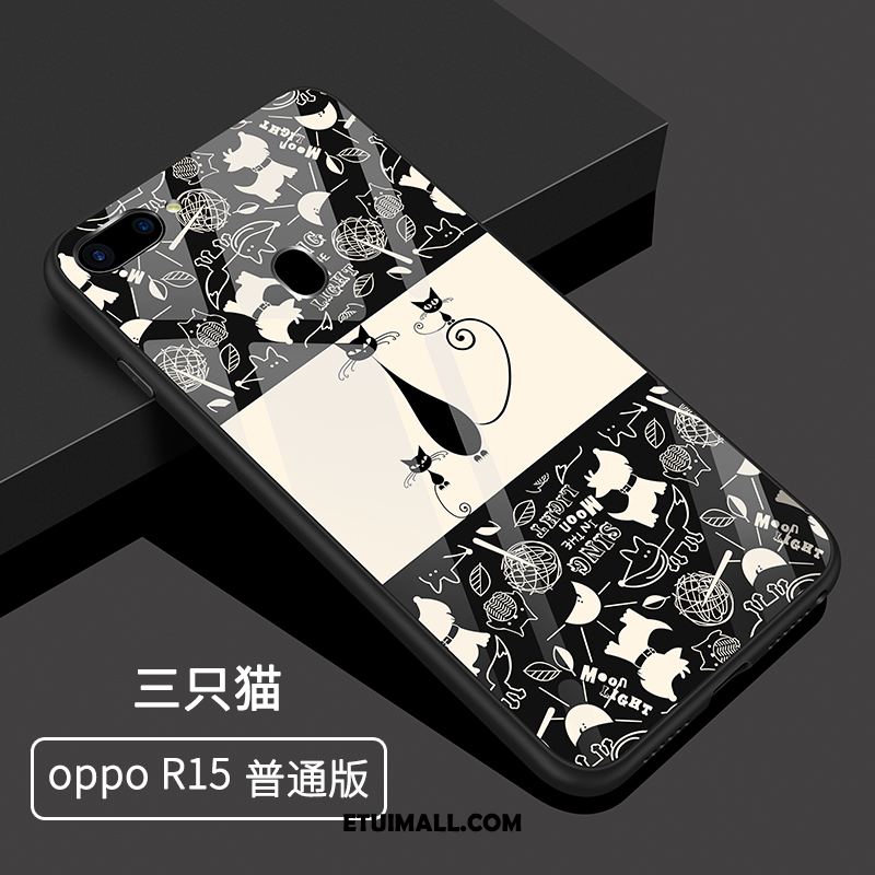 Etui Oppo R15 Czerwony Modna Marka Kreskówka Anti-fall Czerwony Netto Obudowa Online