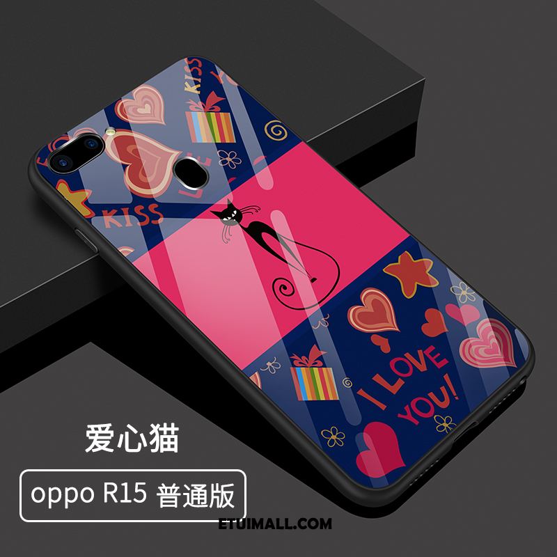 Etui Oppo R15 Czerwony Modna Marka Kreskówka Anti-fall Czerwony Netto Obudowa Online