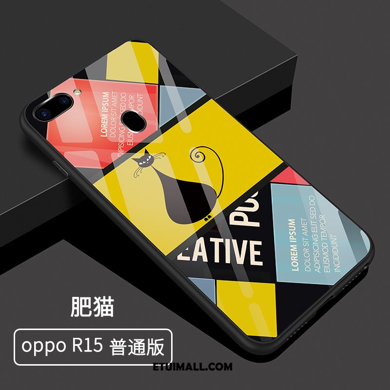 Etui Oppo R15 Czerwony Modna Marka Kreskówka Anti-fall Czerwony Netto Obudowa Online