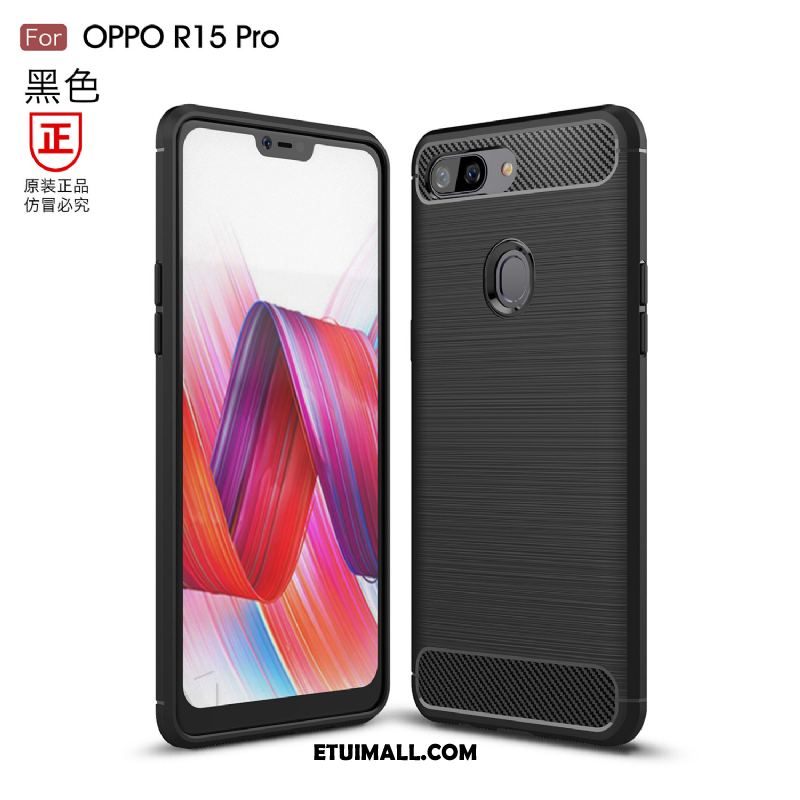 Etui Oppo R15 Pro All Inclusive Anti-fall Silikonowe Telefon Komórkowy Szary Futerał Tanie