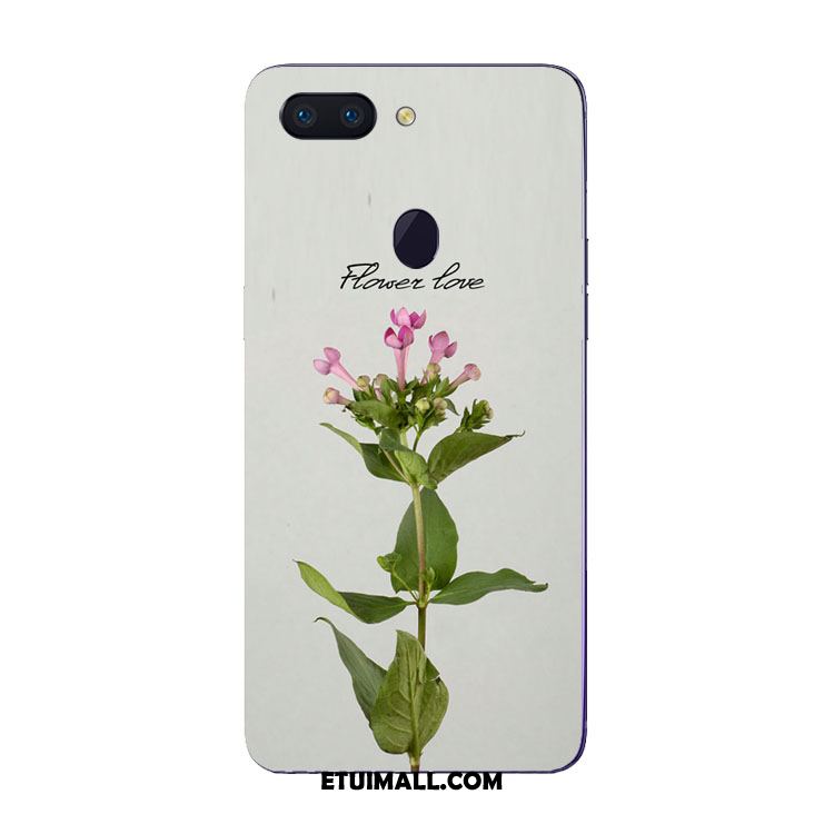 Etui Oppo R15 Pro Miękki Kwiaty Ochraniacz Telefon Komórkowy Niebieski Obudowa Tanie