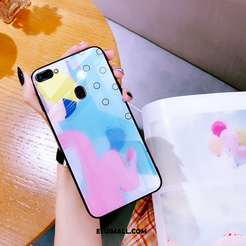 Etui Oppo R15 Pro Osobowość Kreatywne Modna Marka Silikonowe Niebieski Futerał Kup