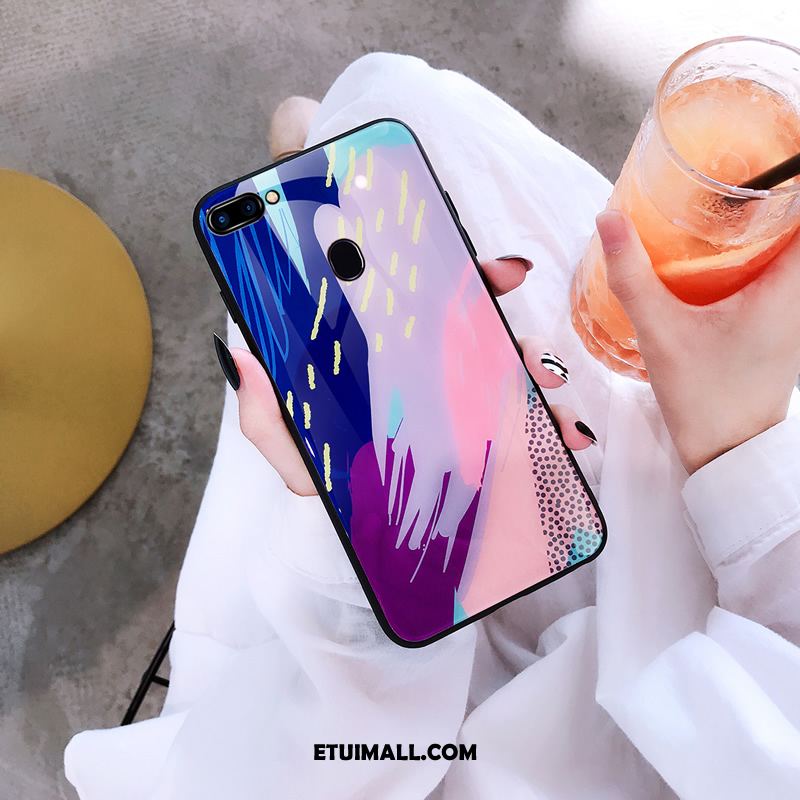 Etui Oppo R15 Pro Osobowość Kreatywne Modna Marka Silikonowe Niebieski Futerał Kup