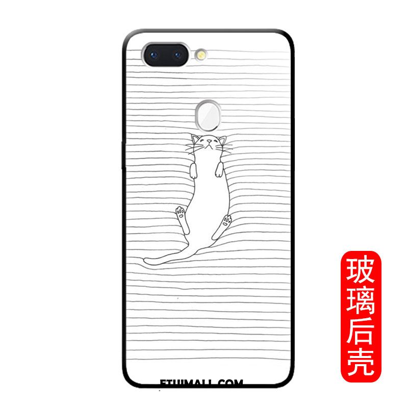 Etui Oppo R15 Pro Piękny Różowe Bunny Szkło Tylna Pokrywa Futerał Dyskont