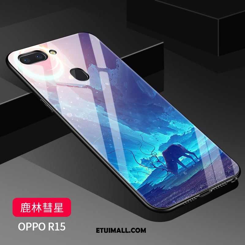 Etui Oppo R15 Silikonowe Ochraniacz Miękki Ciemno Niebieski Anti-fall Pokrowce Sprzedam