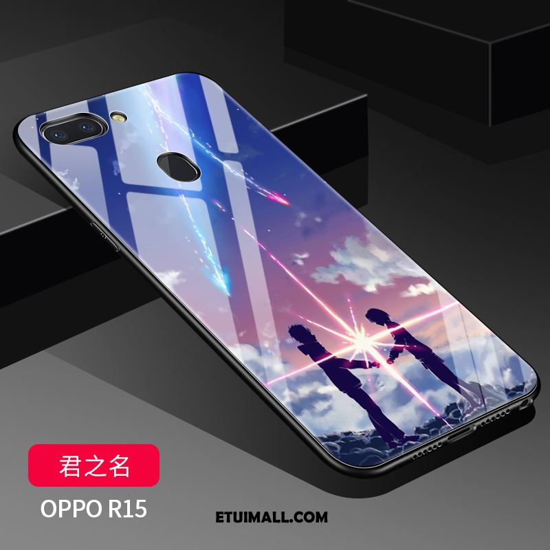 Etui Oppo R15 Silikonowe Ochraniacz Miękki Ciemno Niebieski Anti-fall Pokrowce Sprzedam