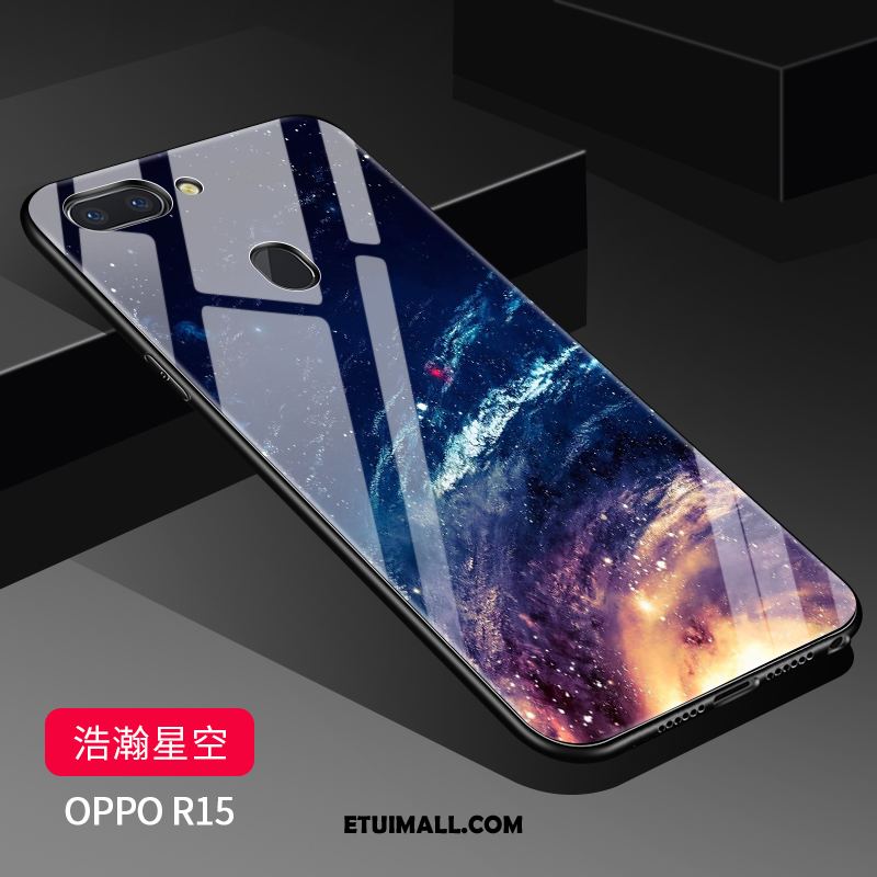 Etui Oppo R15 Silikonowe Ochraniacz Miękki Ciemno Niebieski Anti-fall Pokrowce Sprzedam