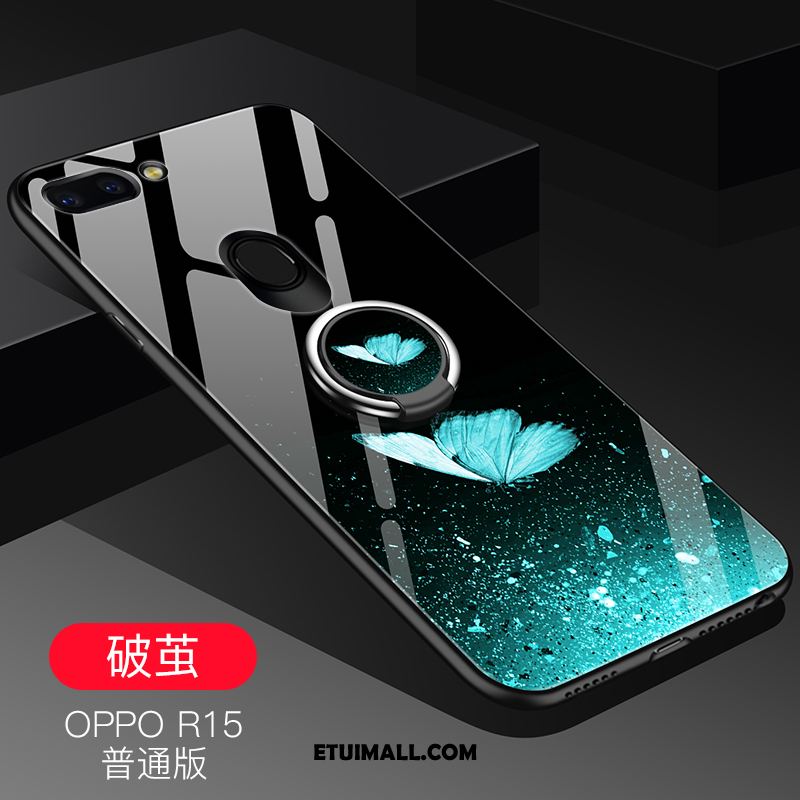 Etui Oppo R15 Silikonowe Szkło Ochraniacz Telefon Komórkowy Niebieski Obudowa Sklep