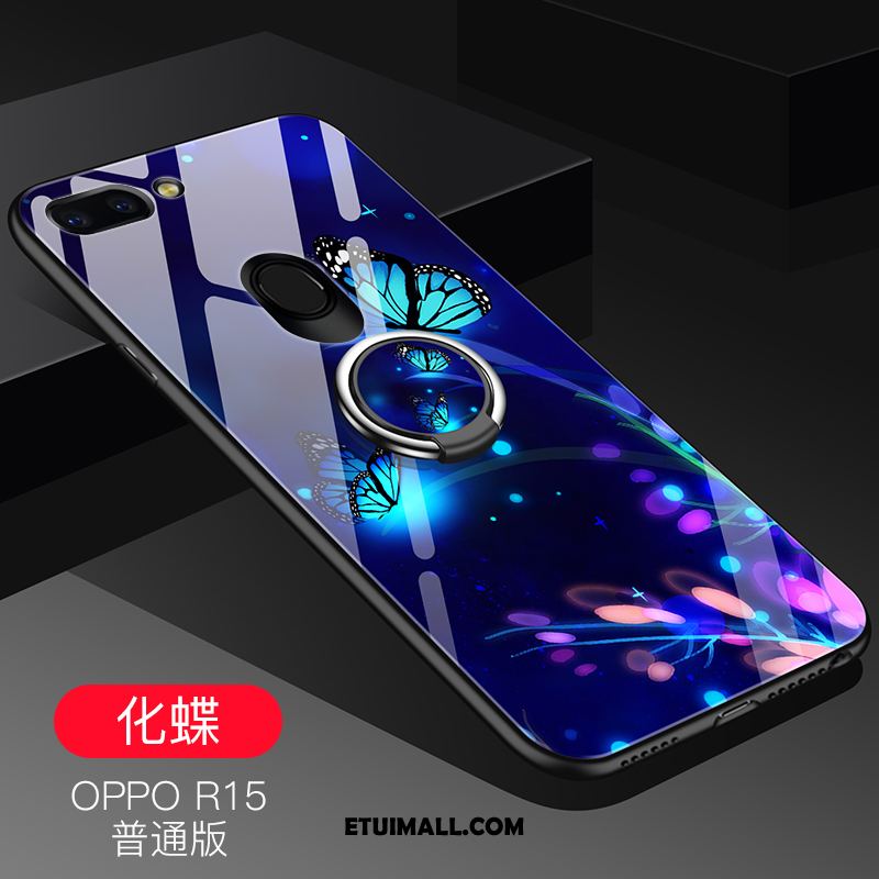 Etui Oppo R15 Silikonowe Szkło Ochraniacz Telefon Komórkowy Niebieski Obudowa Sklep