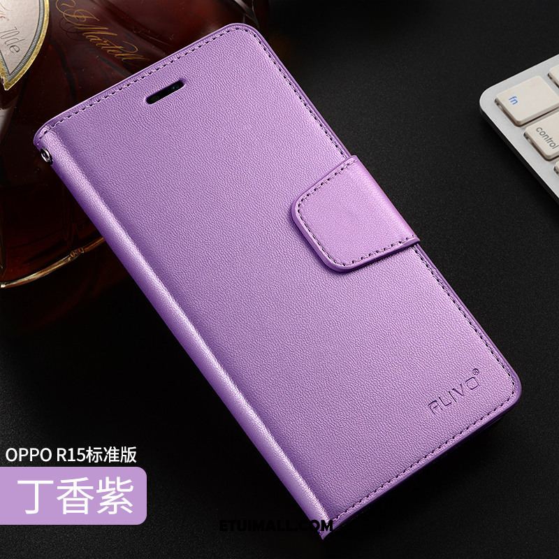 Etui Oppo R15 Skórzany Futerał Ochraniacz Zielony Miękki Telefon Komórkowy Futerał Online