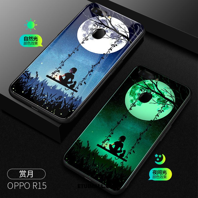 Etui Oppo R15 Telefon Komórkowy Anti-fall Modna Marka Czerwony Netto Gwiazda Pokrowce Sklep