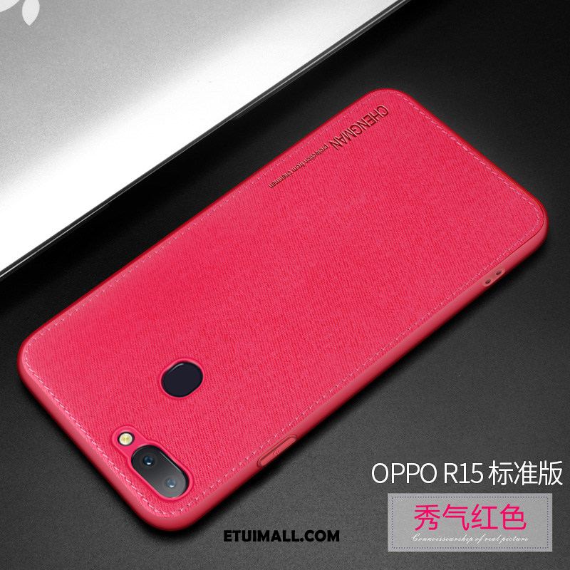 Etui Oppo R15 Telefon Komórkowy Czerwony Wspornik Magnetyzm Nubuku Futerał Sprzedam