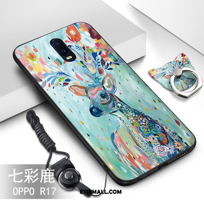 Etui Oppo R17 Czerwony Netto Anti-fall Ochraniacz Wiszące Ozdoby Tendencja Futerał Online