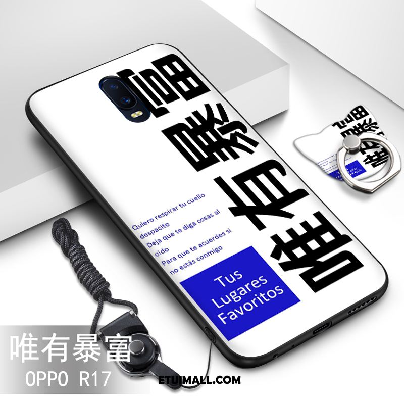 Etui Oppo R17 Czerwony Netto Anti-fall Ochraniacz Wiszące Ozdoby Tendencja Futerał Online