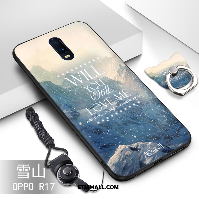 Etui Oppo R17 Czerwony Netto Anti-fall Ochraniacz Wiszące Ozdoby Tendencja Futerał Online