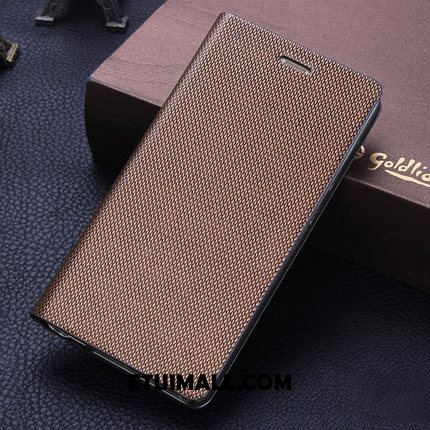 Etui Oppo R17 Miękki Anti-fall Modna Marka Prawdziwa Skóra Czerwony Futerał Tanie