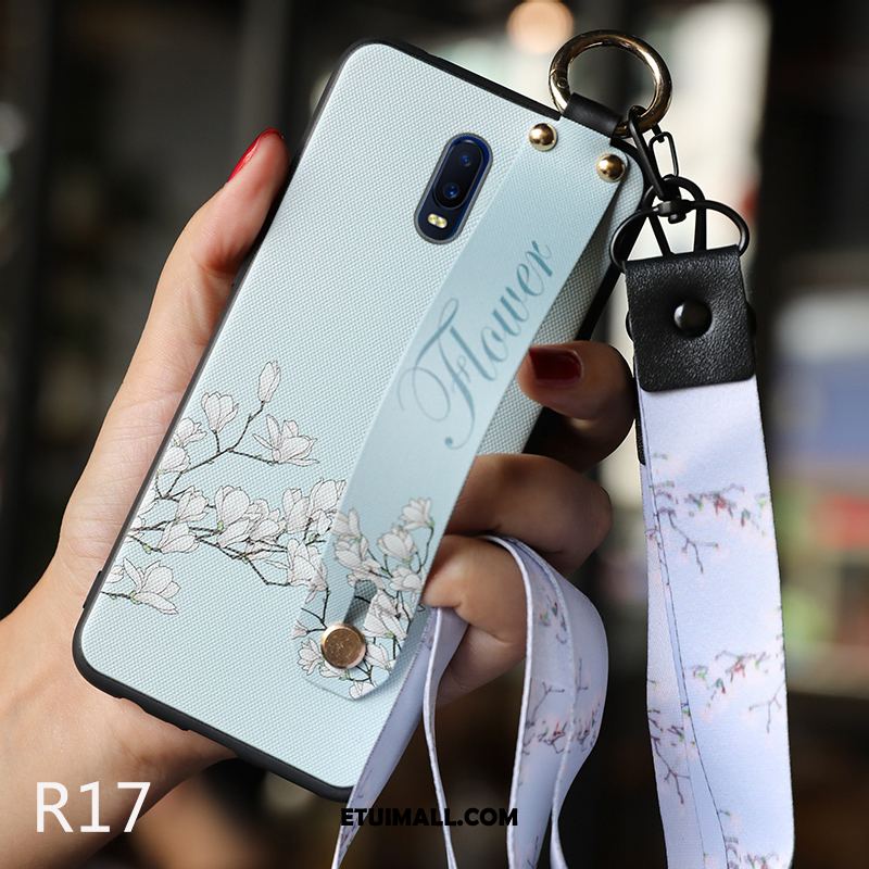 Etui Oppo R17 Niebieski Ochraniacz Anti-fall Gwiazda Silikonowe Pokrowce Kupię