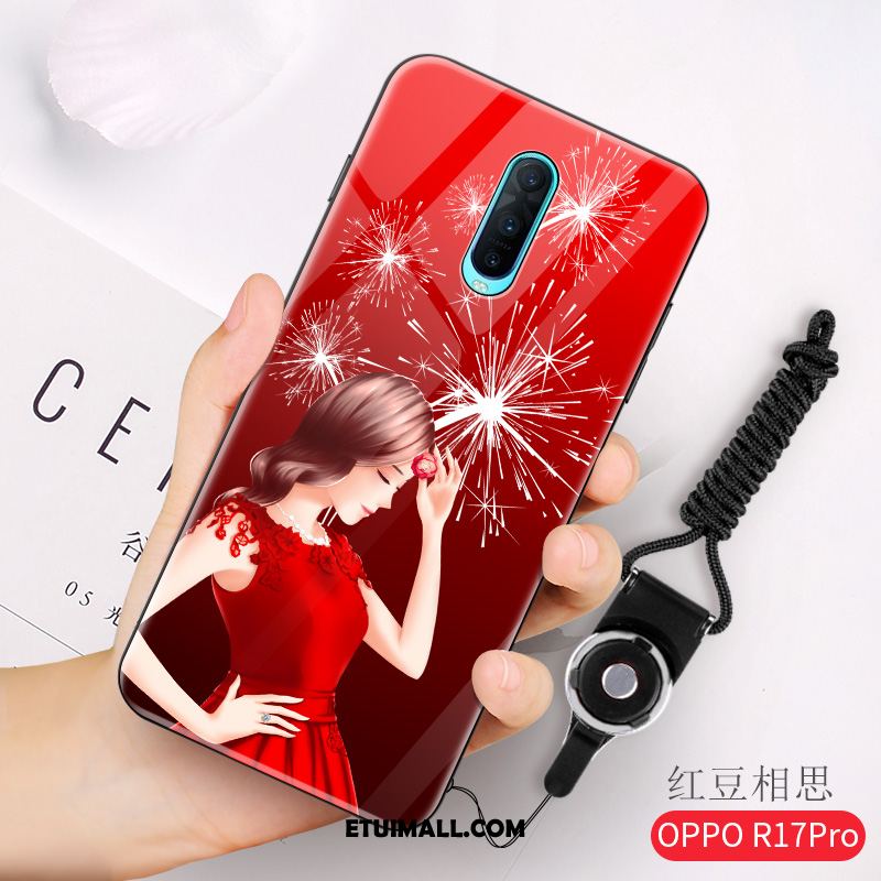 Etui Oppo R17 Pro All Inclusive Ochraniacz Osobowość Anti-fall Czerwony Pokrowce Dyskont