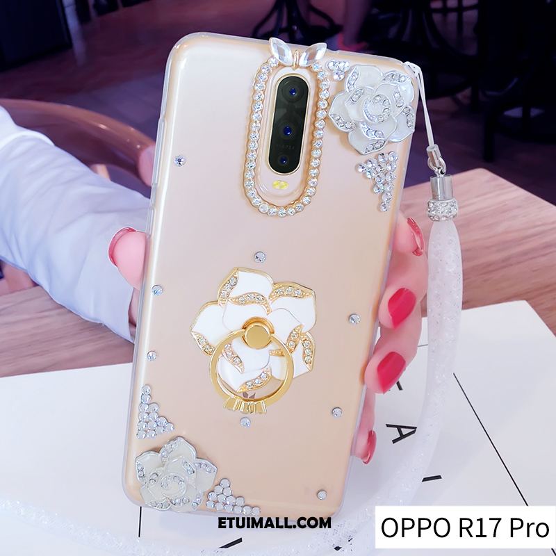 Etui Oppo R17 Pro Anti-fall Ring Osobowość Złoto Miękki Obudowa Kup