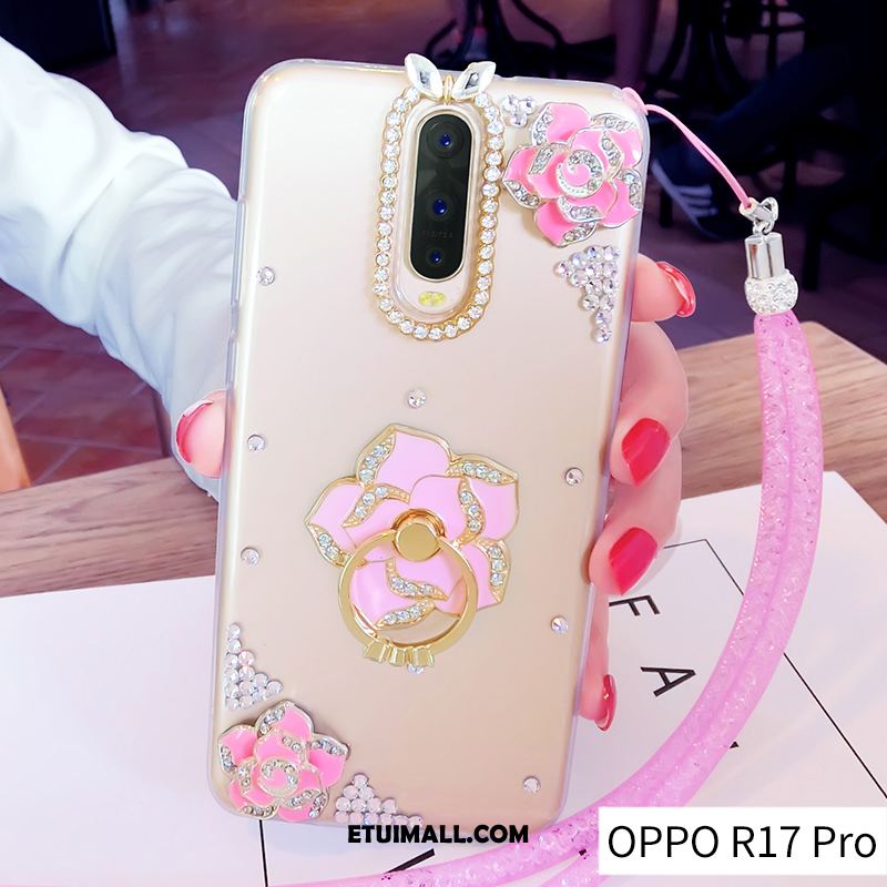 Etui Oppo R17 Pro Anti-fall Ring Osobowość Złoto Miękki Obudowa Kup