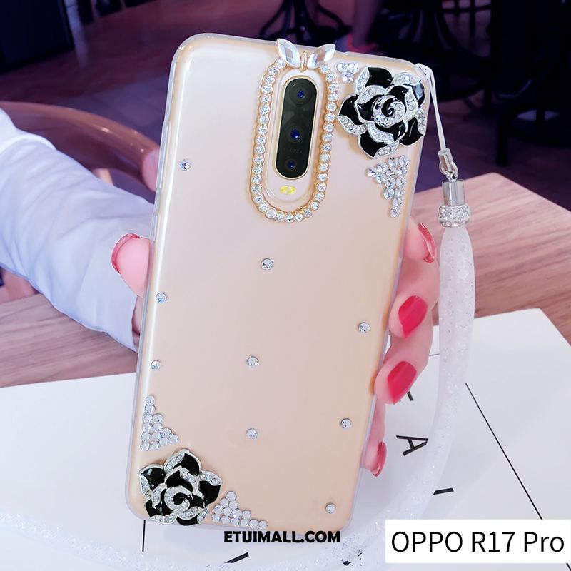 Etui Oppo R17 Pro Anti-fall Ring Osobowość Złoto Miękki Obudowa Kup