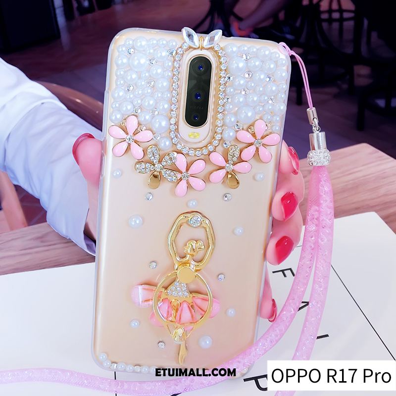 Etui Oppo R17 Pro Anti-fall Ring Osobowość Złoto Miękki Obudowa Kup