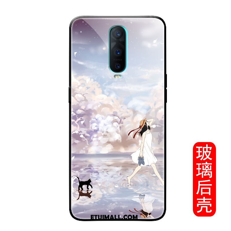 Etui Oppo R17 Pro Biały Szkło Osobowość Lustro Czerwony Netto Obudowa Tanie