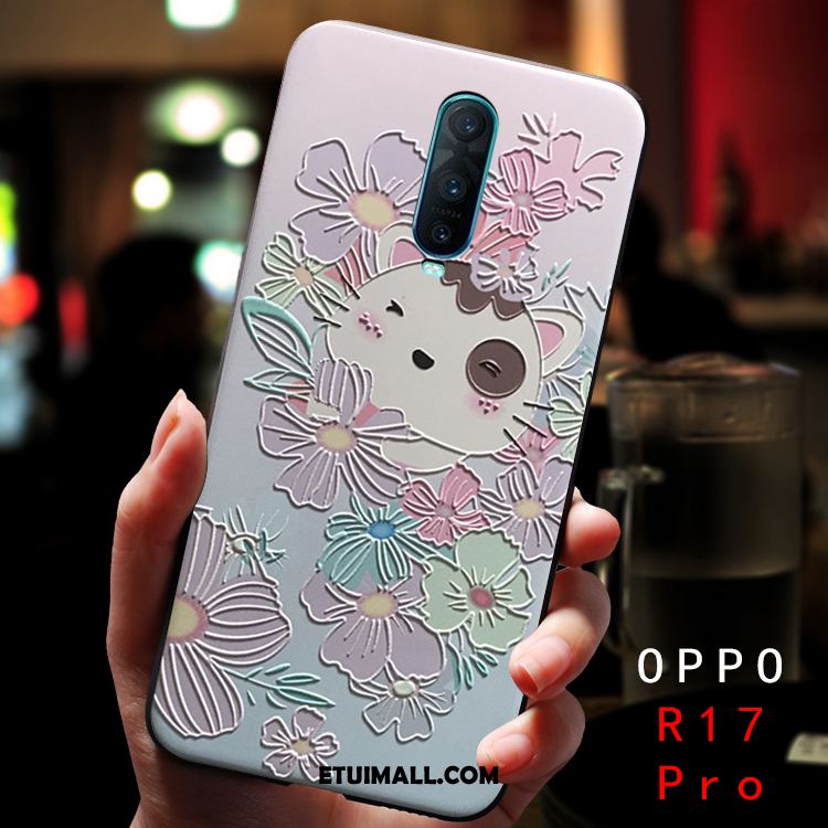 Etui Oppo R17 Pro Relief Piękny Anti-fall Kreatywne All Inclusive Pokrowce Na Sprzedaż