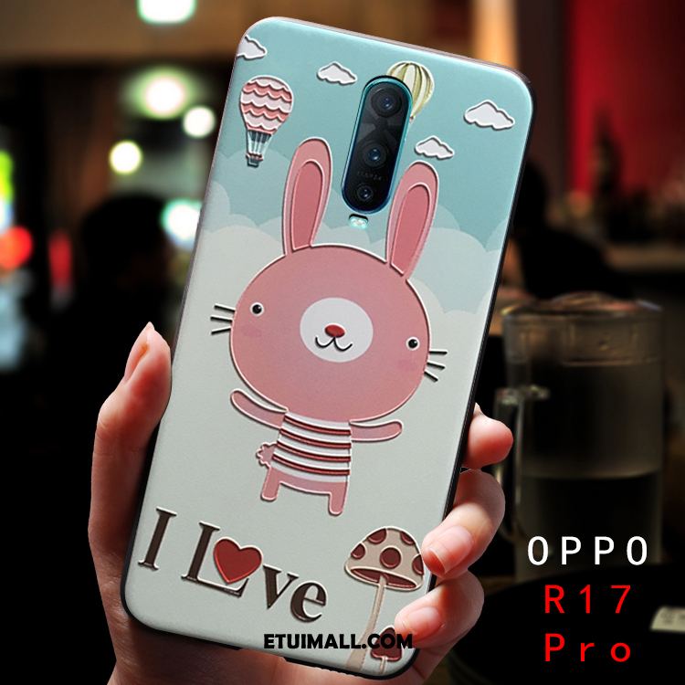 Etui Oppo R17 Pro Relief Piękny Anti-fall Kreatywne All Inclusive Pokrowce Na Sprzedaż