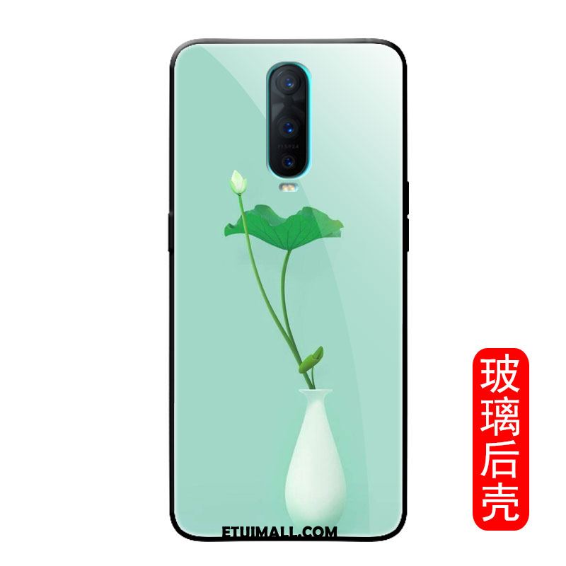 Etui Oppo R17 Pro Różowe Ręcznie Robione Szkło Świeży Kwiatowa Obudowa Tanie