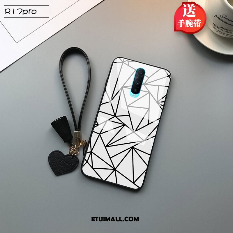 Etui Oppo R17 Pro Szkło Czerwony Netto Osobowość Anti-fall Punkt Fali Futerał Kup