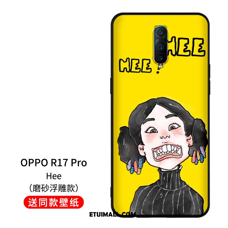 Etui Oppo R17 Pro Żółty Kreskówka Miękki Piękny Ochraniacz Pokrowce Kup